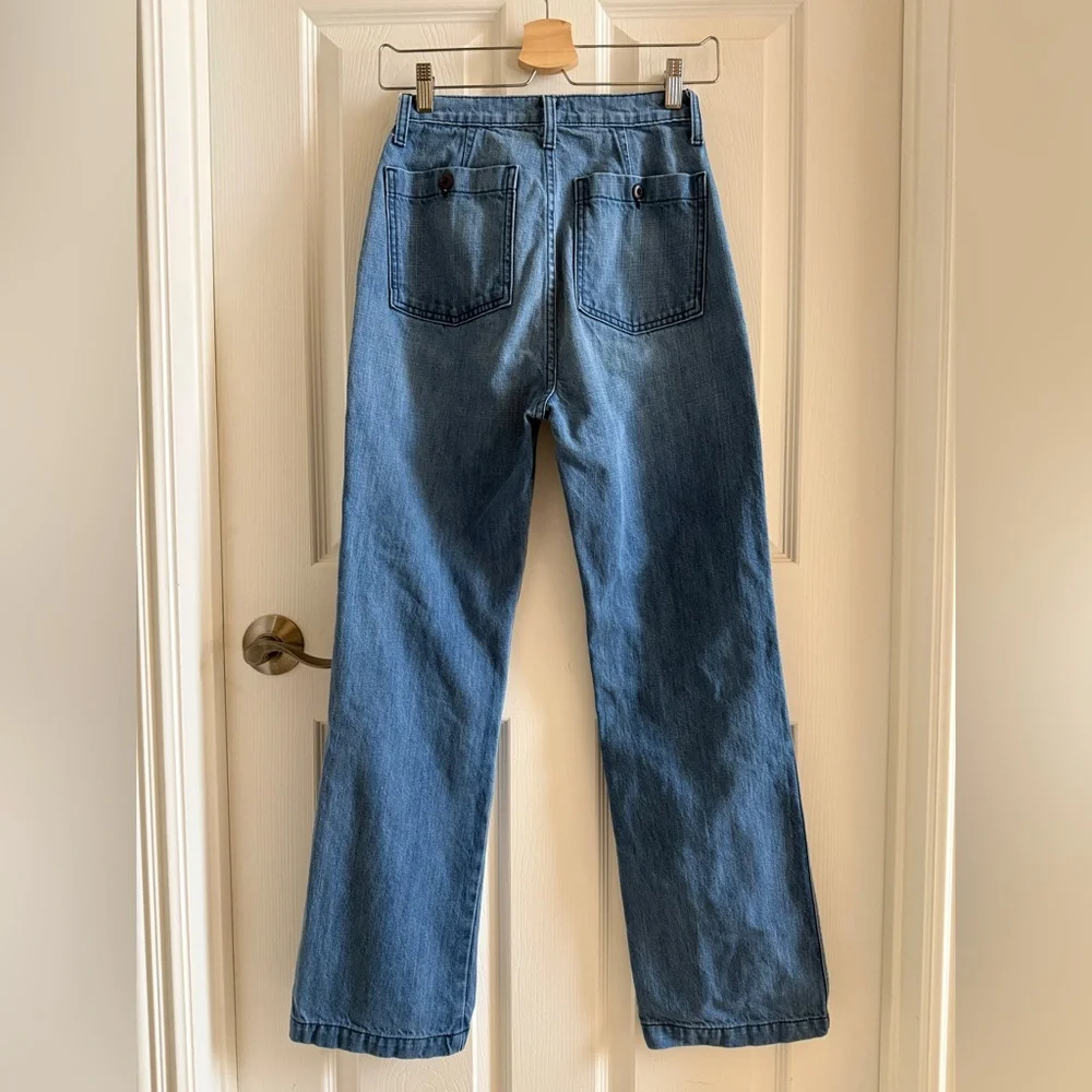 Doen Blue Flare & Wide Leg Jeans - Picture 3 of 10